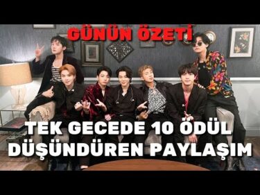 Ortalığı karıştıran paylaşım. Ödülleri toplayan Bts. Üyelerin sıradaki planı ve paylaşımları…
