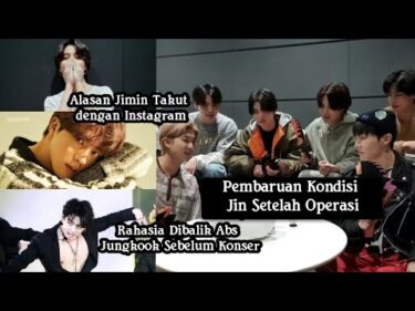 VLIVE BTS Terbaru Ungkap Kondisi Jin BTS, Fakta Abs Jungkook BTS & Instagram Jimin BTS