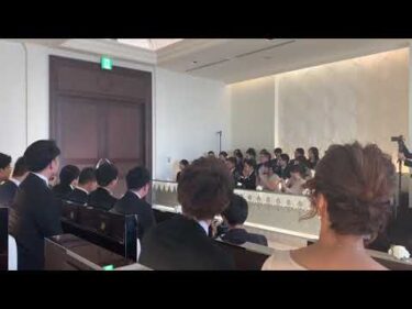 結婚式 新郎新婦入場 爆笑 生歌  canyoucelebrate 甲冑　@コルトーナシーサイド台場
